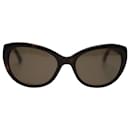 Chanel Tortoise Shell Camellia Sunglasses in Brown Plastic
