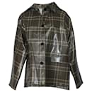 Kassl Plaid Raincoat in Brown Print Wool - Autre Marque