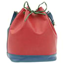 LOUIS VUITTON Epi Noe Tricolor Shoulder Bag Red Blue Green M44082 LV Auth yk2924 - Louis Vuitton