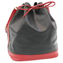 LOUIS VUITTON Epi Noe Bicolor Shoulder Bag Black Red M44017 LV Auth 28117 - Louis Vuitton