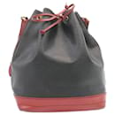 LOUIS VUITTON Epi Noe Bicolor Shoulder Bag Black Red M44017 LV Auth rh042 - Louis Vuitton