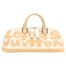 LOUIS VUITTON Graffiti Alma Horizontal Hand Bag Orange White M92176 Auth knn045 - Louis Vuitton