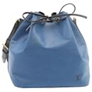 LOUIS VUITTON Epi Petit Noe Shoulder Bag Bicolor Black Blue M44152 LV Auth lt110 - Louis Vuitton
