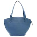 LOUIS VUITTON Epi Saint Jacques Shopping Shoulder Bag Blue M52265 LV Auth ms247 - Louis Vuitton