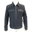 STRELLSON OHIO MOTORCYCLE JACKET 110046 48 M NUBUCK LEATHER BIKER COAT - Autre Marque