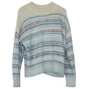 Isabel Marant Étoile Gatliny Stiped Sweater in Blue Wool - Isabel Marant Etoile