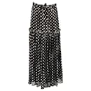 Dodo Bar Or Metallic Polka Dots Skirt in Black Polyester - Autre Marque