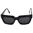 Celine Polarized Square Sunglasses in Black Acetate - Céline