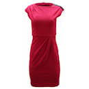 Diane Von Furstenberg Marchona Kleid aus roter Viskose