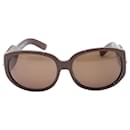 Chloe Oval Sunglasses in Brown Acetate - Chloé