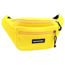 [Used] [Unused item] Balenciaga [BALENCIAGA] Explorer Belt Pack Yellow Nylon Crossbody Shoulder Waist Pouch Belt Bag 482389 9TY45 7111 EXPLORER BELTBAG YELLOW