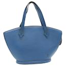 LOUIS VUITTON Epi Saint Jacques Hand Bag Blue M52265 LV Auth 28251 - Louis Vuitton