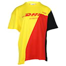 Camiseta Vetements x DHL de algodón amarillo - Vêtements