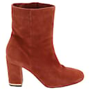Michael Kors Ankle Boots in Orange Suede