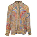 Etro Paisley Blouse in Multicolor Silk