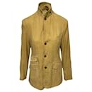 Ralph Lauren Stranding Collar Jacke aus braunem Wildleder