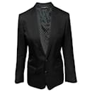 Dolce & Gabbana Tailored Martini Evening Jacket in Black Wool