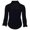 Isabel Marant Stretch Sweater in Navy Blue Wool