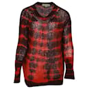 Stella McCartney Tie-dye Sweater in Red Alpaca Wool - Stella Mc Cartney