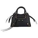 Balenciaga Femme Neo Classic Mini cuir lisse noir ion