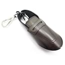 NEW BERLUTI KEY RING ANDY MOCCASIN SHOE BROWN LEATHER NEW KEY RING - Berluti