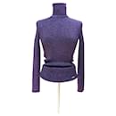 Dsquared2 purple lurex jumper