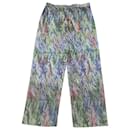 Giorgio Armani Straight-Leg Pants in Multicolor Polyester