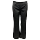 Hugo Boss Tailored Flare Trousers in Black Wool 