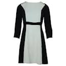 Marc by Marc Jacobs Avery Color Block Dress in Black Silk