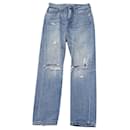 Madewell The Perfect Vintage Jeans in Blue Cotton Denim