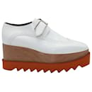 Zapatos brogue con plataforma Scarpa Dana de Stella McCartney en piel sintética blanca - Stella Mc Cartney