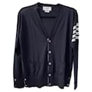 Thom Browne 4-Bar knitted cardigan size2