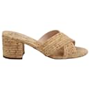 Sandali Schutz Ana Kate Open Toe in sughero beige