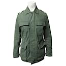 Mackintosh Skite Field Jacket in Green Cotton