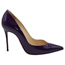 Christian Louboutin High Pumps in Purple Leather