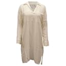 James Perse Shirt Dress in Ivory Viscose - Autre Marque