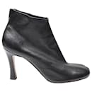Céline Glove Booties in Black Lambskin Leather