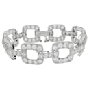 Platinum bracelet set with old-cut diamonds. - inconnue