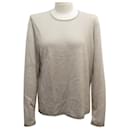 Hermes sweater 36 SIZE S MAN IN CASHMERE AND COTTON BEIGE CASHMER SWEATER - Hermès