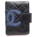 CHANEL CAMBON AGENDA COVER IN BLACK MATTRESS LEATHER LEATHER DIARY COVER - Chanel