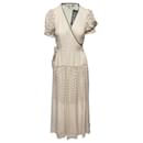 Diane Von Furstenberg Breeze Wrap Dress in White Viscose