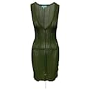 Melissa Odabash Ariana Mini Dress in Green Viscose