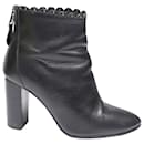 Ankle Boot Coach Terence em couro preto