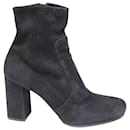 Prada Ankle Boots in Black Suede
