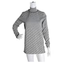 [Used] Dior 933M643at971 Knit cashmere 100% gray OBLIQUE notation size XS