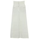 CHANEL STRAIGHT HIGH WAIST TROUSERS - WHITE  - Chanel