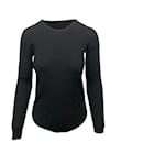Gerippter Iro-Pullover aus schwarzer Wolle - Balenciaga