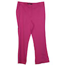 Sies Marjan Danit Flared Cropped Tailored Trousers in Pink Viscose - Autre Marque