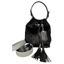 Prada shoulder bag in black mink