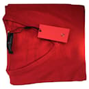 Very fine V-neck sweater Red - Carolina Herrera